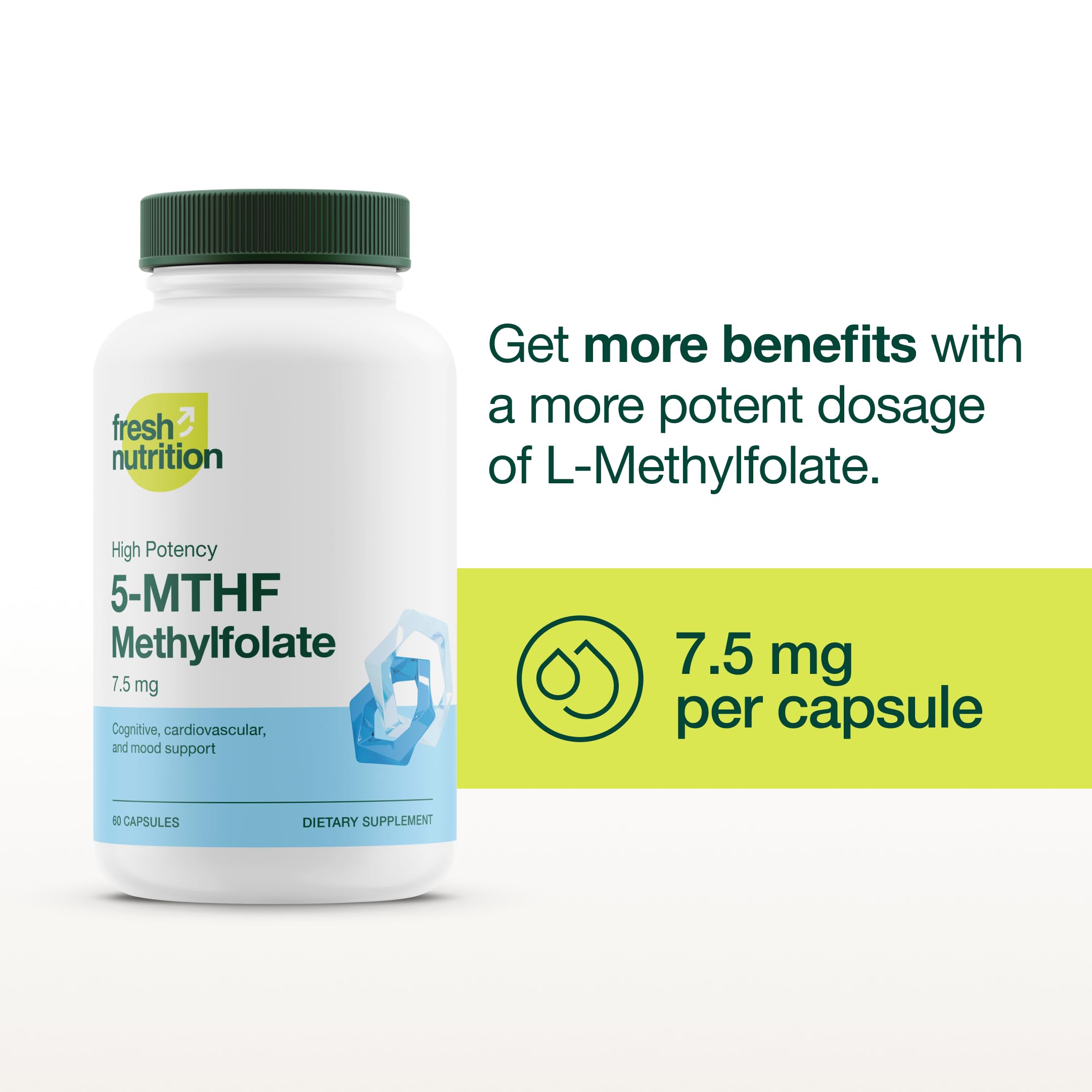DNA verified label on methylfolate supplement