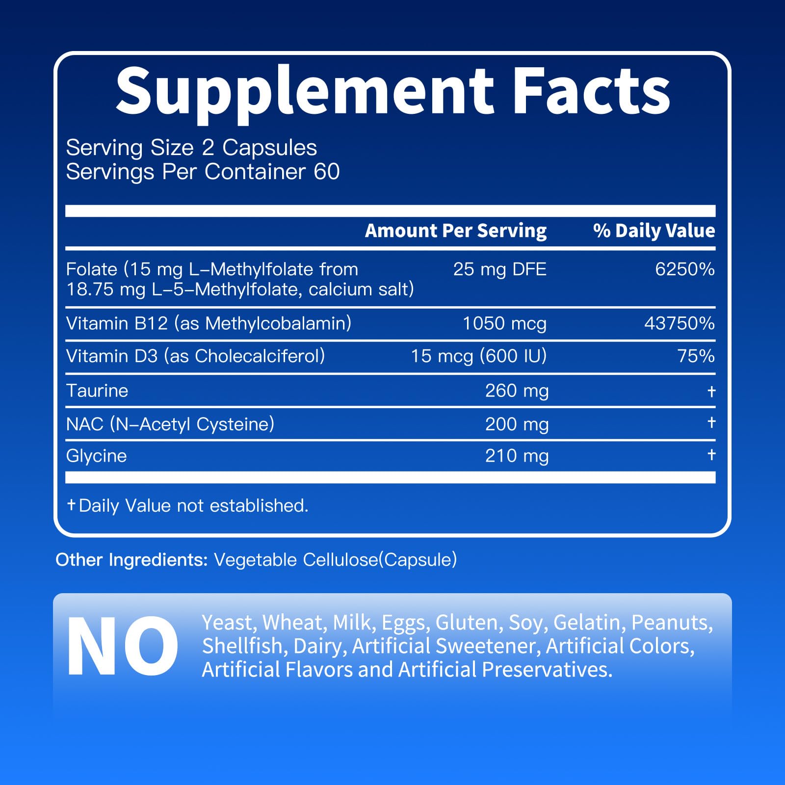 Packaged 120 capsules bottle with product packaging