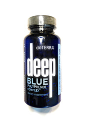 Bottle of doTERRA Deep Blue Polyphenol Complex - 60 Vegetarian Capsules