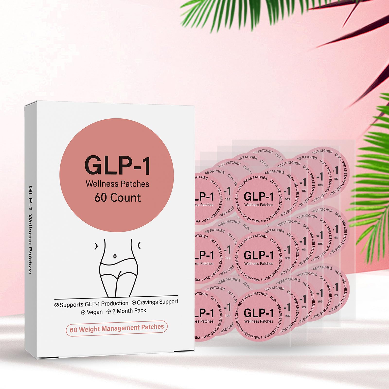 Open blister pack of DOAIBAKS GLP-1 patches