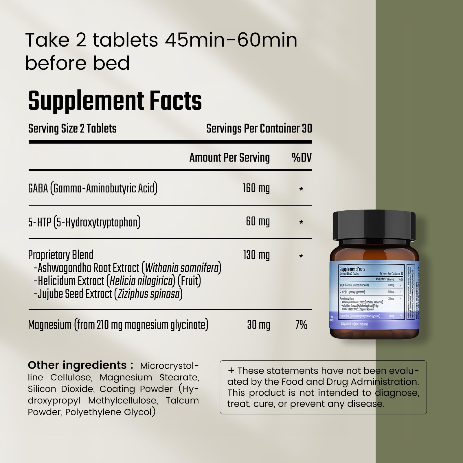 Calm night-time scene representing restful sleep