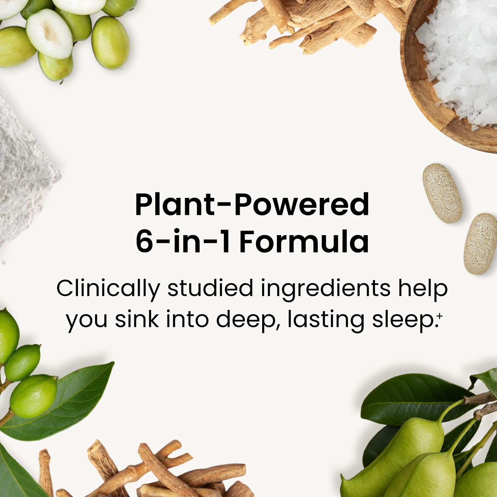 Herbal blend including 5-HTP and Asian herbs