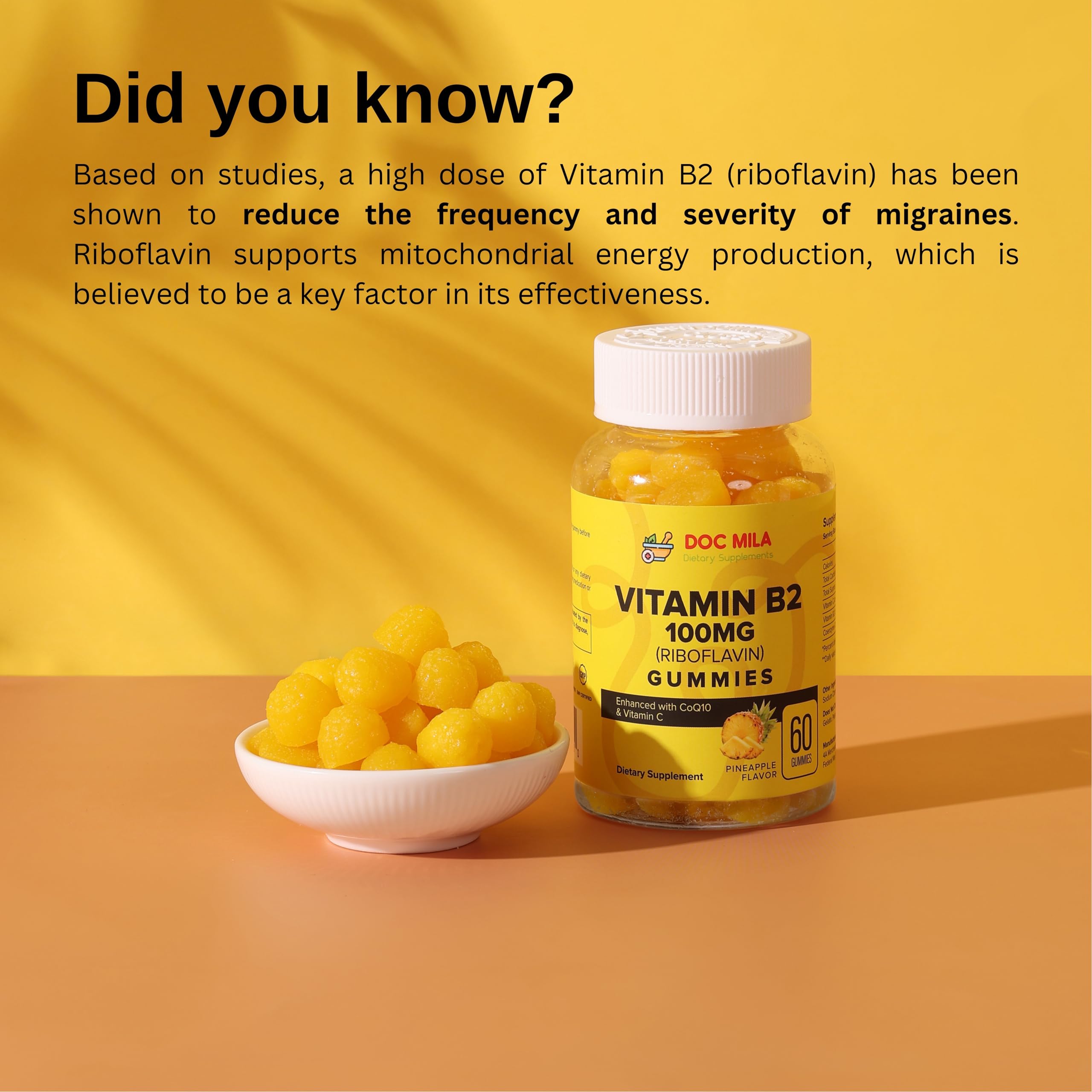 Kids enjoying pineapple-flavored Vitamin B2 gummies