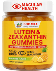 Doc Mila Lutein & Zeaxanthin Gummies bottle for adults 50+