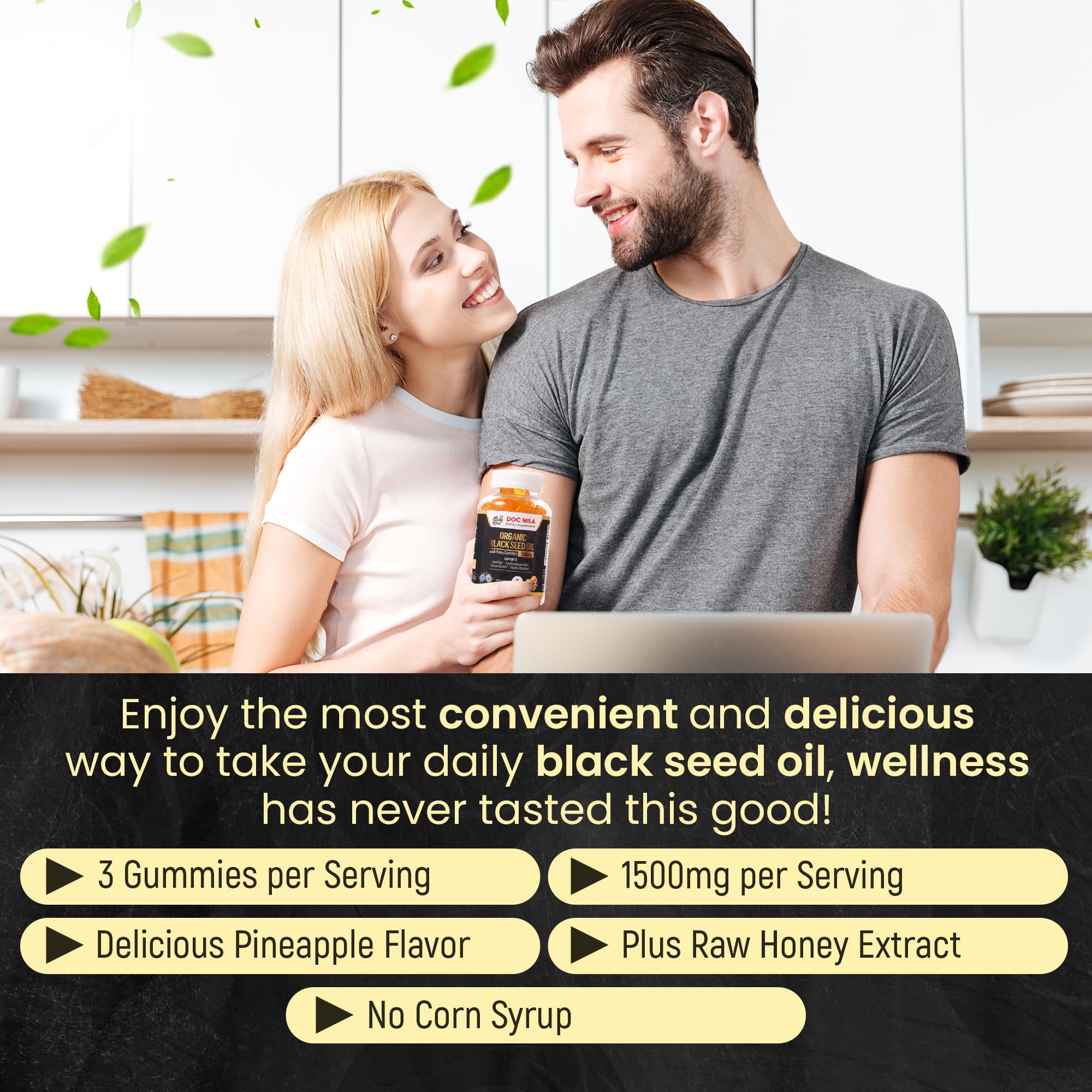 90 gummies bottle label indicating 30 servings