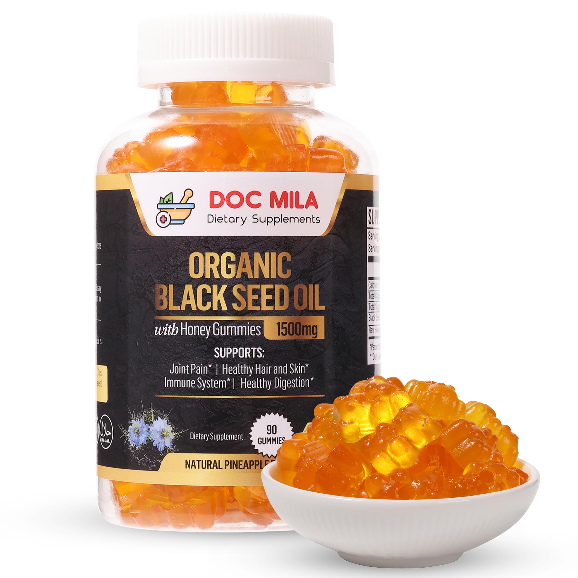 GMP facility seal and organic certification