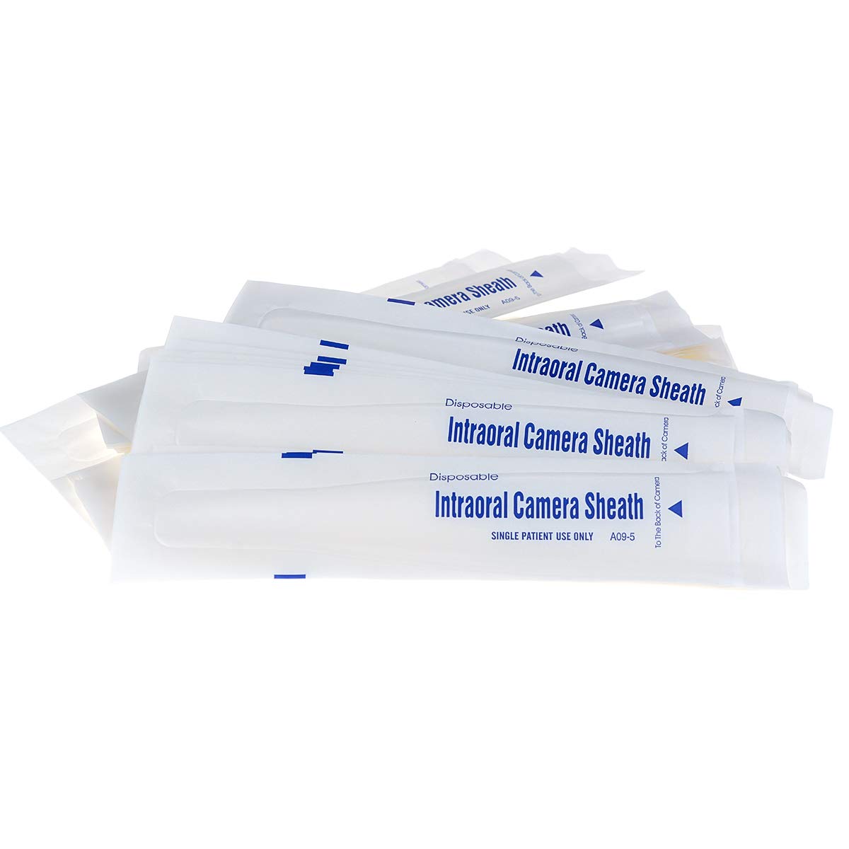 Disposable sleeve for oral camera head up to 50mm - side view