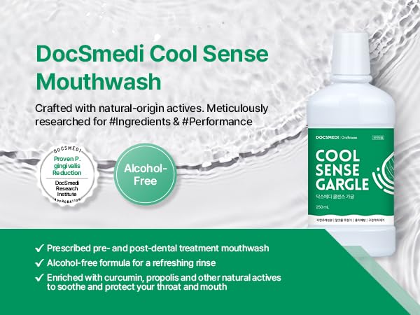 DOCSMEDI Cool Sense Mouthwash packaging