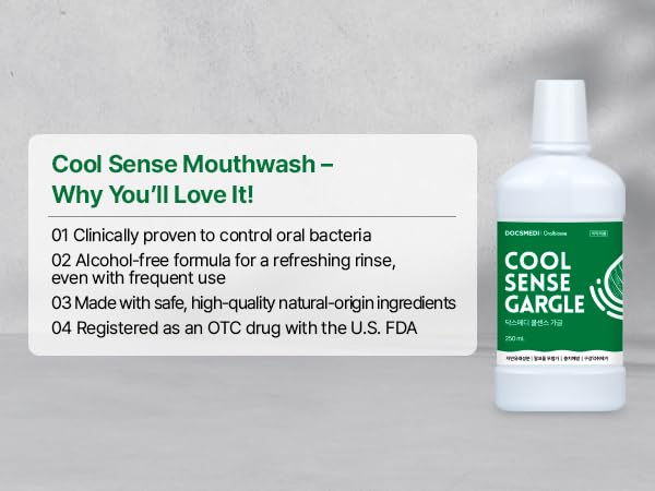 DOCSMEDI Cool Sense Mouthwash set image