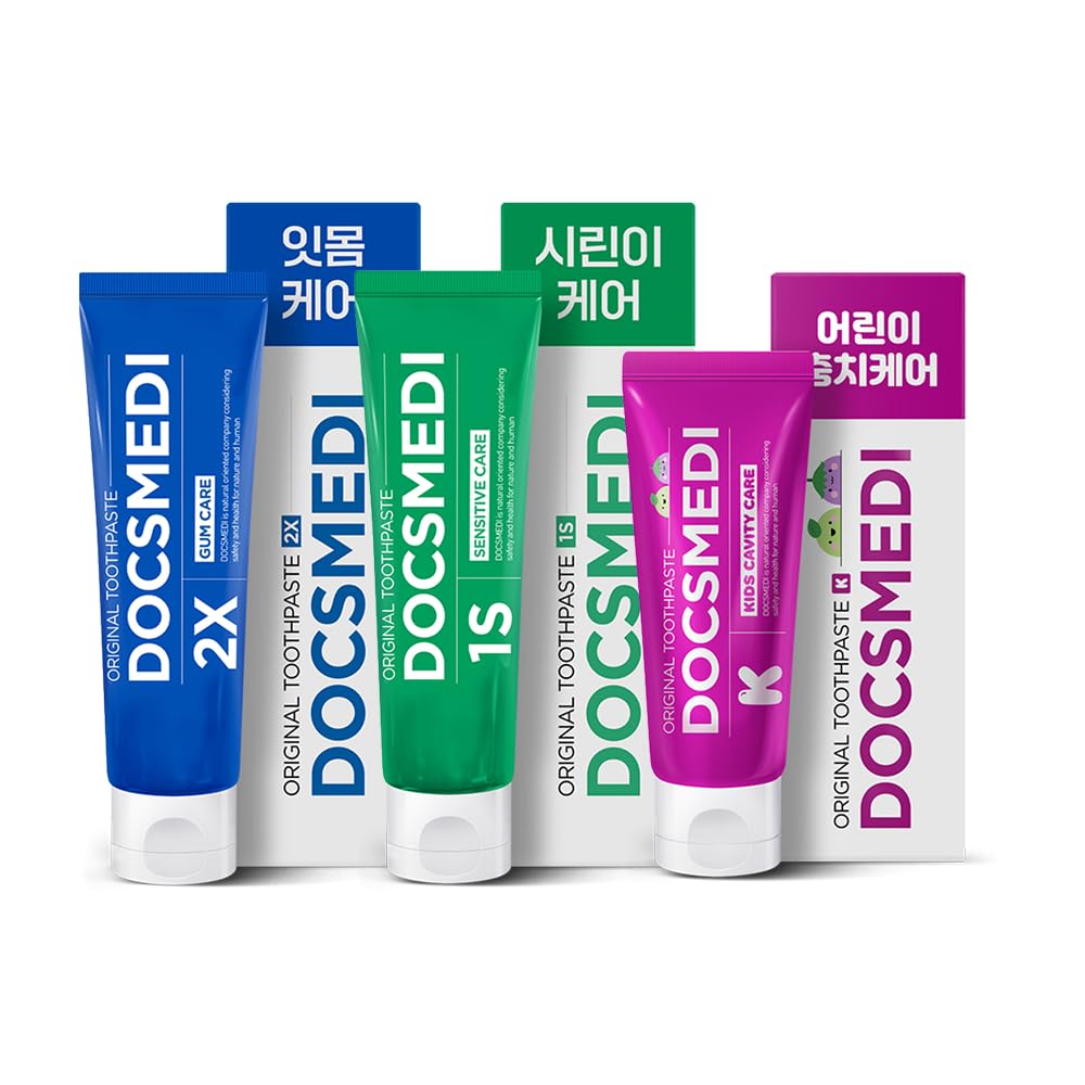 DOCSMEDI Doctrust Family Toothpaste bottle with kid-friendly label