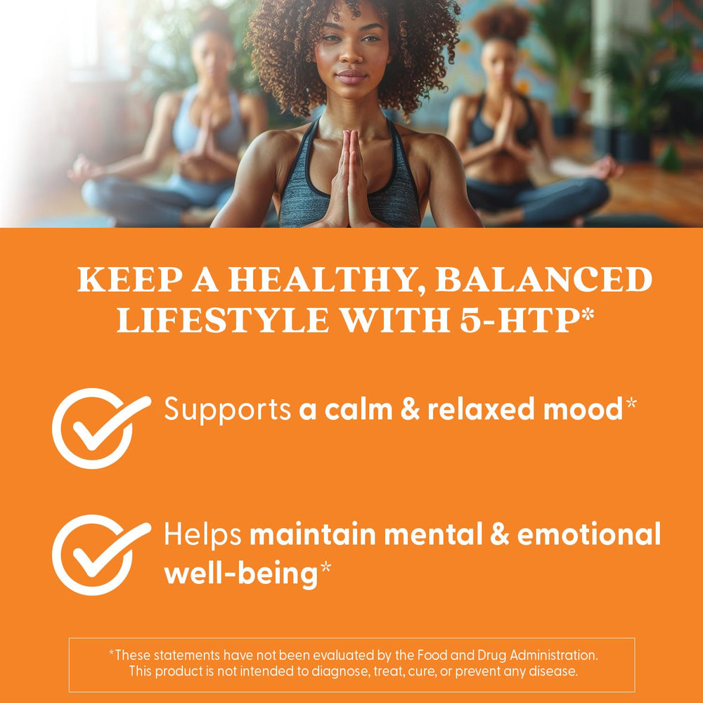 Image representing improved sleep and calmness with 5-HTP