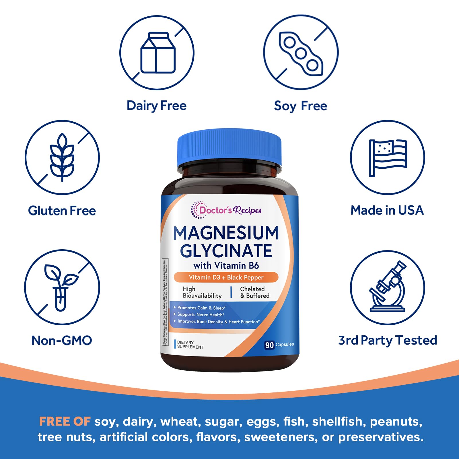 Vitamin B6 and Vitamin D3 ingredients on the label