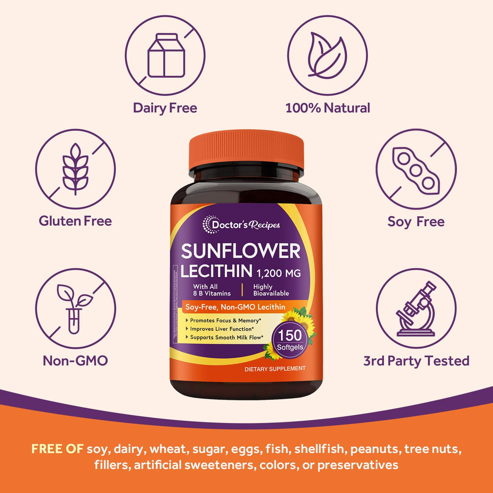 Non-GMO, soy-free, gluten-free and dairy-free badges