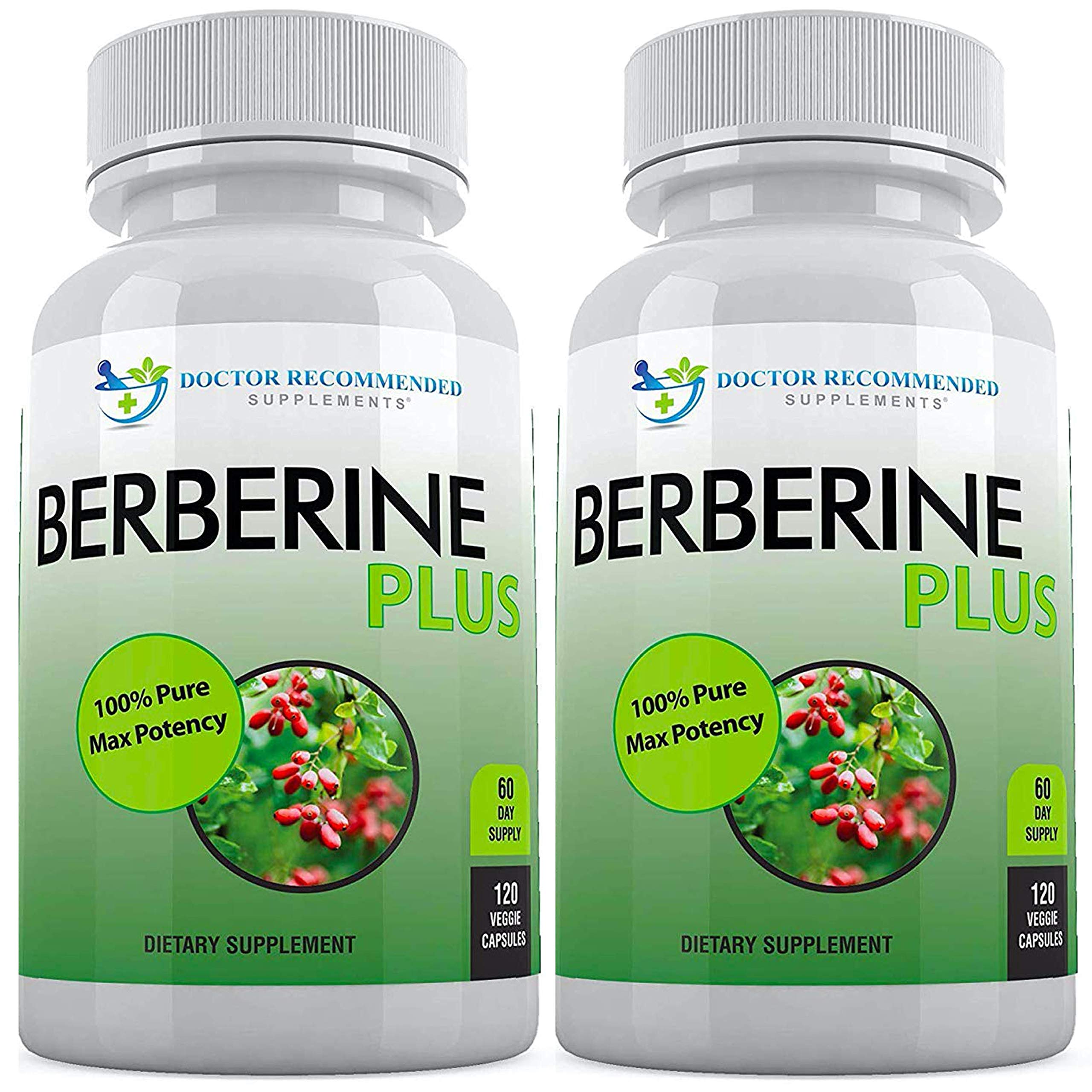 Doctor Recommended Berberine Plus 1200mg in veggie capsules