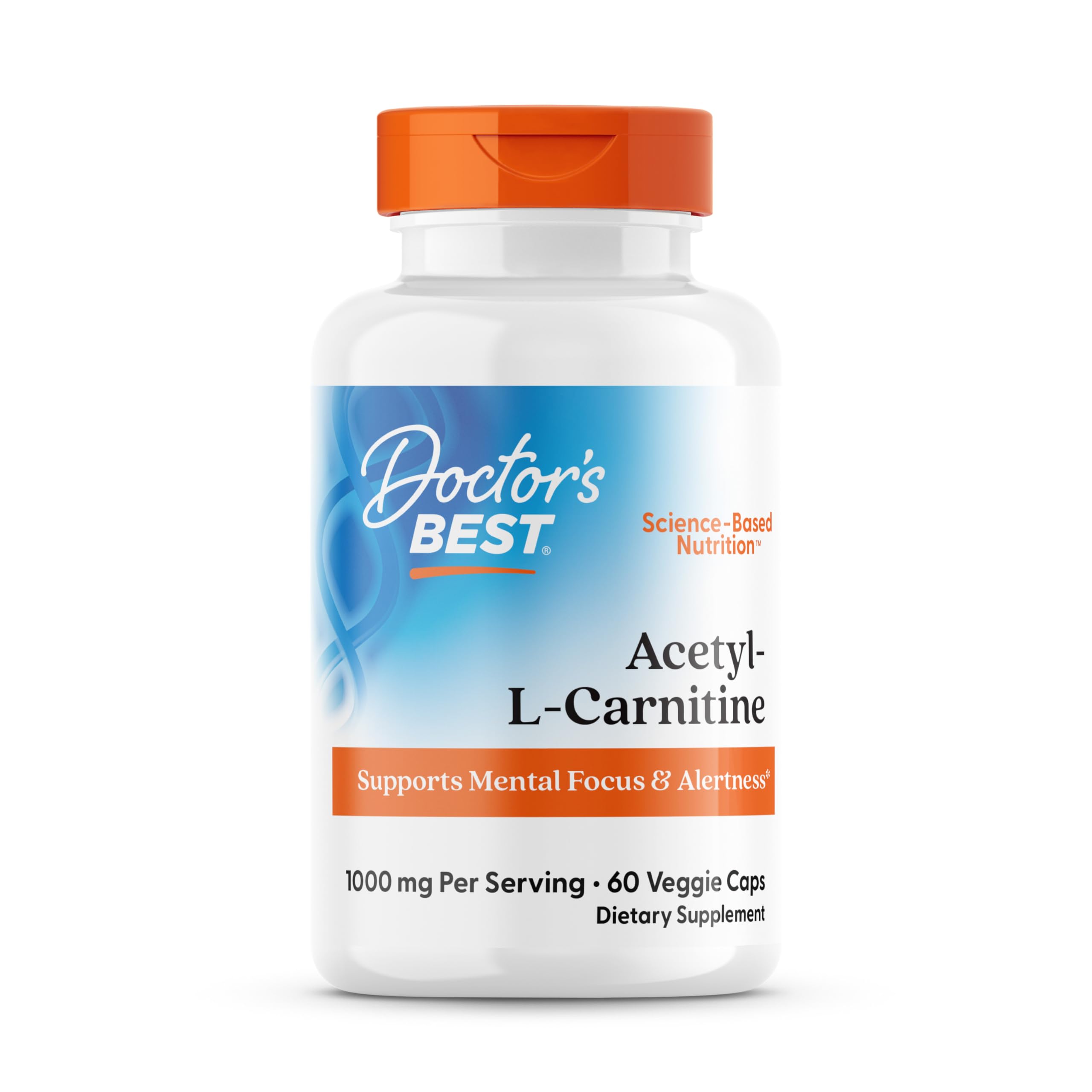 Front of Doctor's Best Acetyl-L-Carnitine bottle