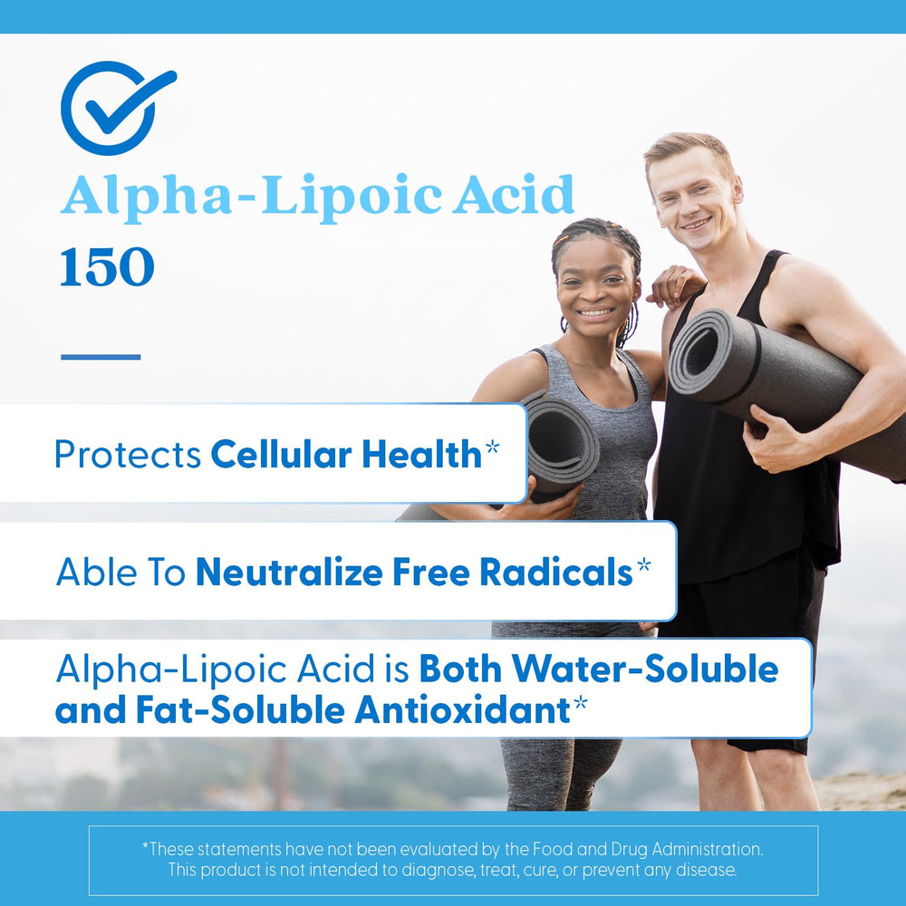 Doctor's Best Alpha-Lipoic Acid ingredients panel highlights vegan formula and antioxidant support