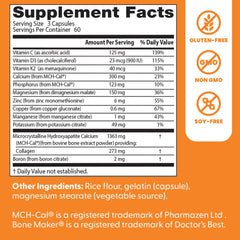 Collagen-rich bone matrix proteins and minerals