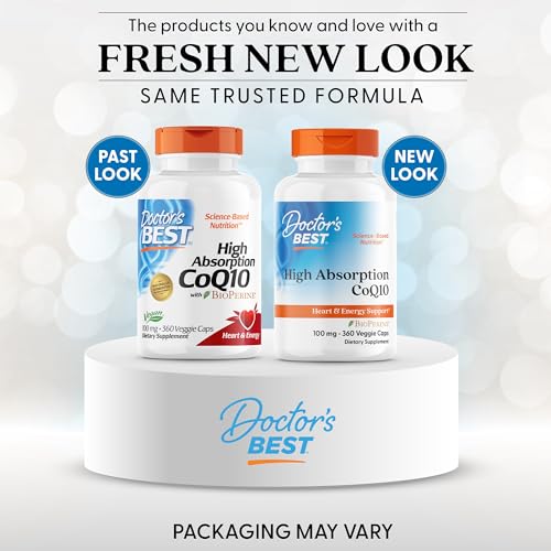 CoQ10 with BioPerine for enhanced absorption