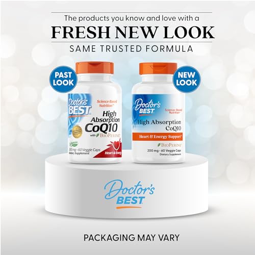 Doctors Best CoQ10 bottle with 60 veggie caps