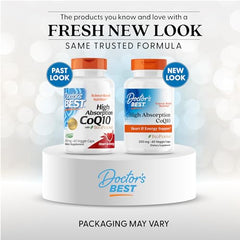 Doctors Best CoQ10 bottle with 60 veggie caps