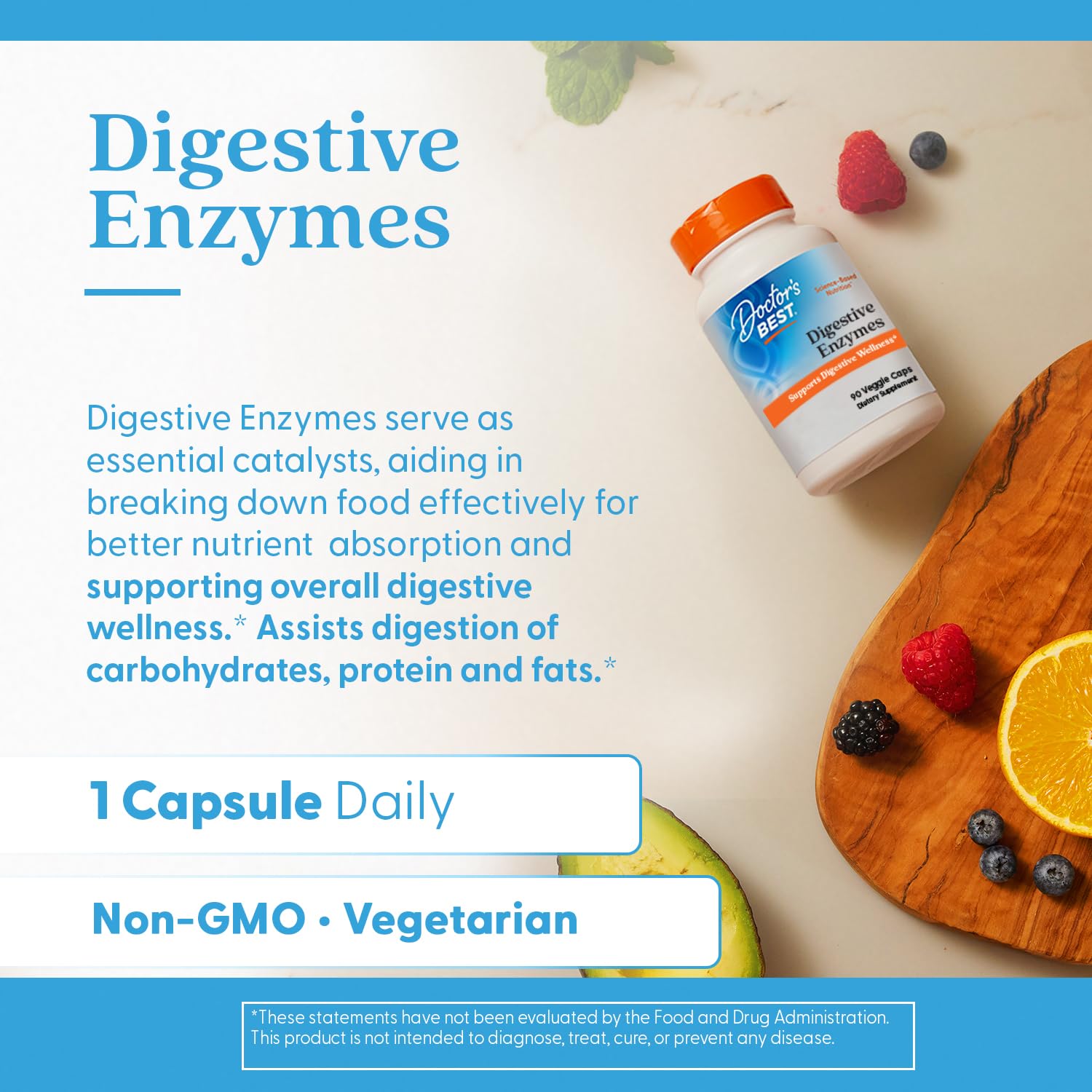 Vegetarian digestive enzyme formula with alpha-galactosidase and beta-glucanase