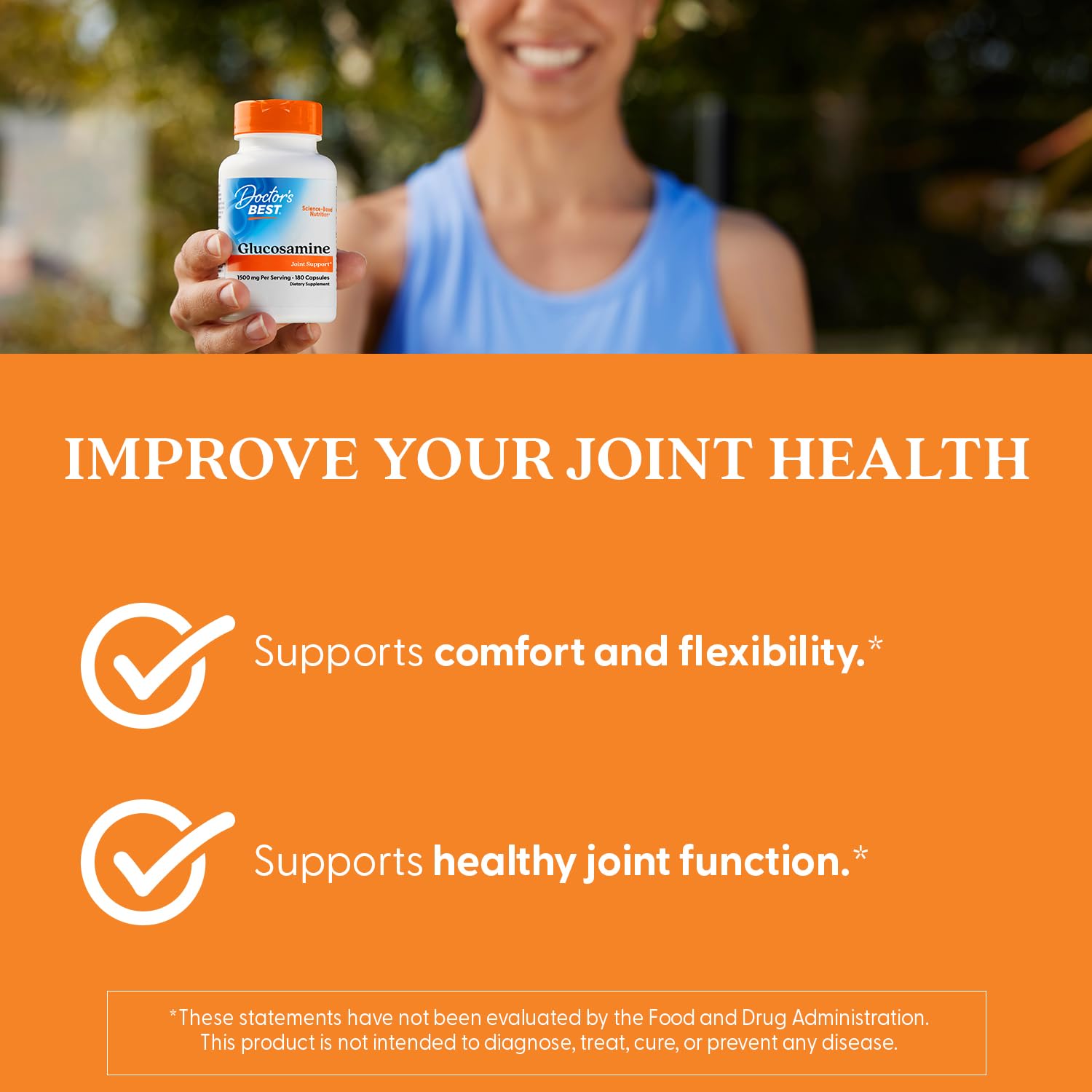 Glucosamine with potassium sulfate for sulfate linkages