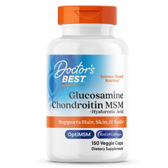 Front view of Doctor’s Best joint support bottle