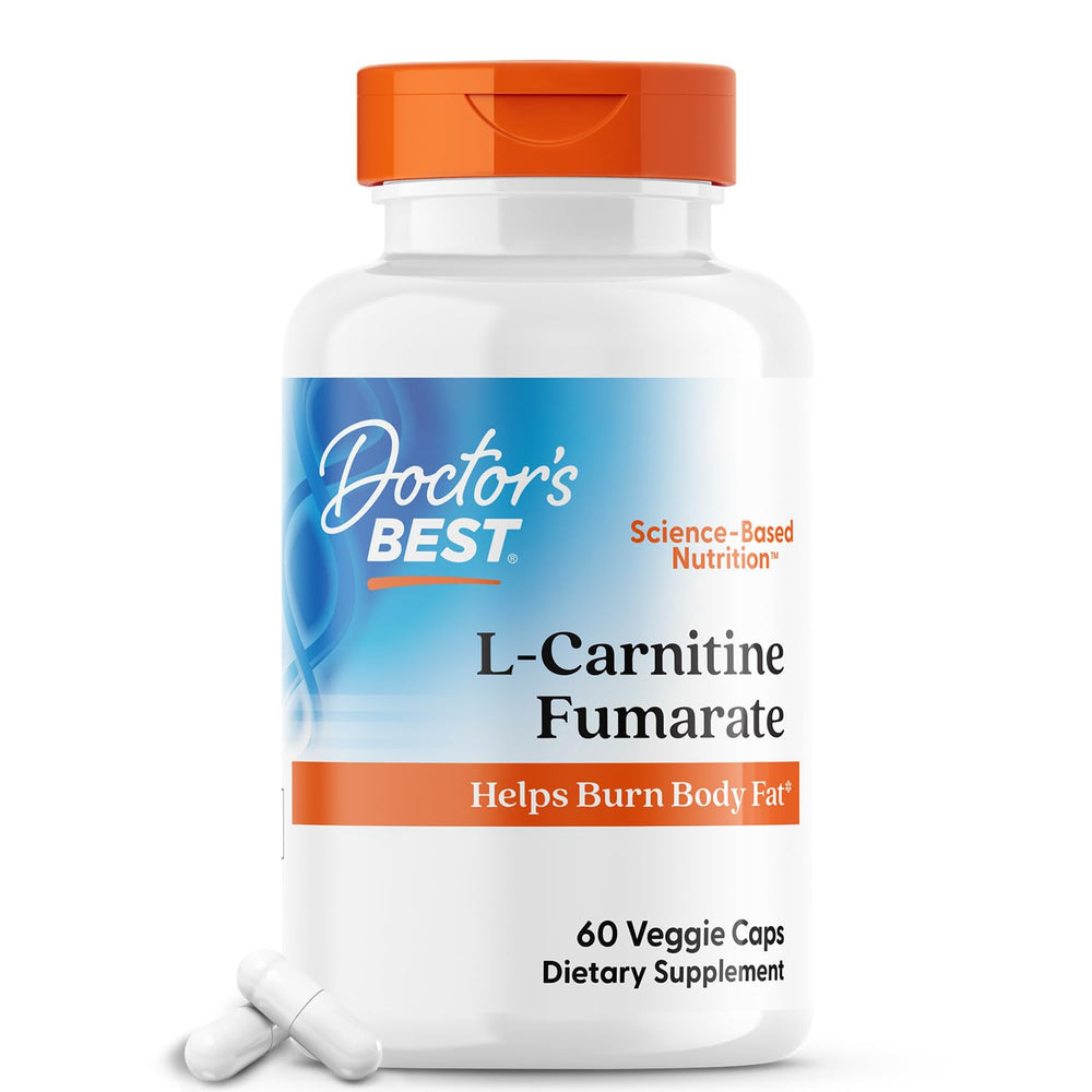 Doctor's Best L-Carnitine Fumarate bottle with 60 veggie caps