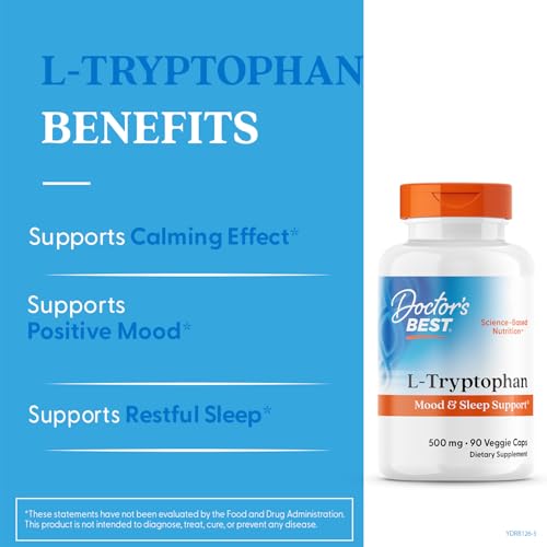 Non-GMO L-Tryptophan supplement packaging