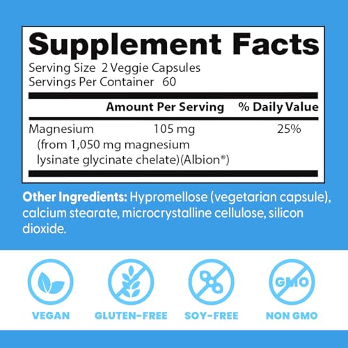 Label showing vegan, non-GMO, gluten-free and soy-free attributes