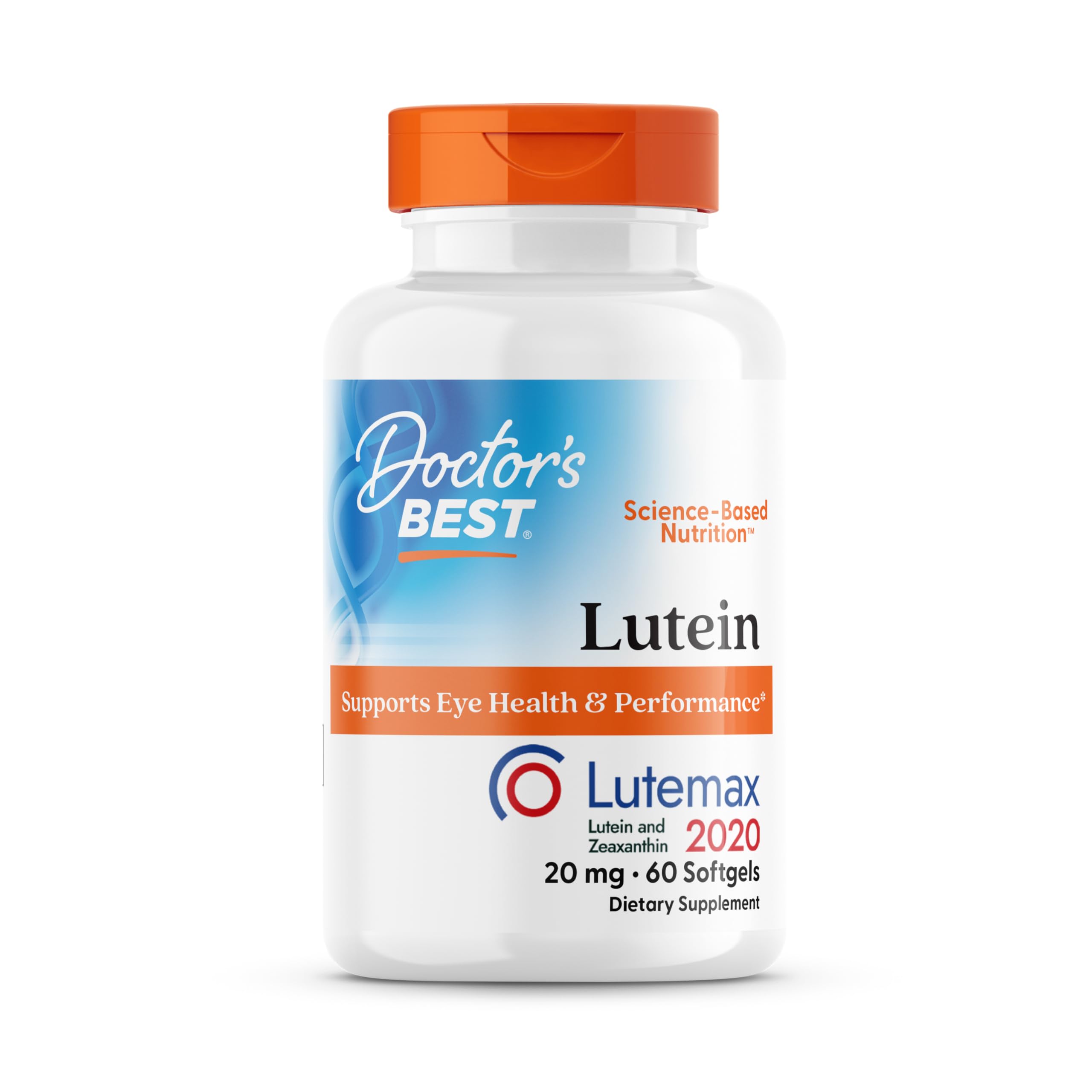 Hero image of Doctors Best Lutein with Lutemax 2020 bottle