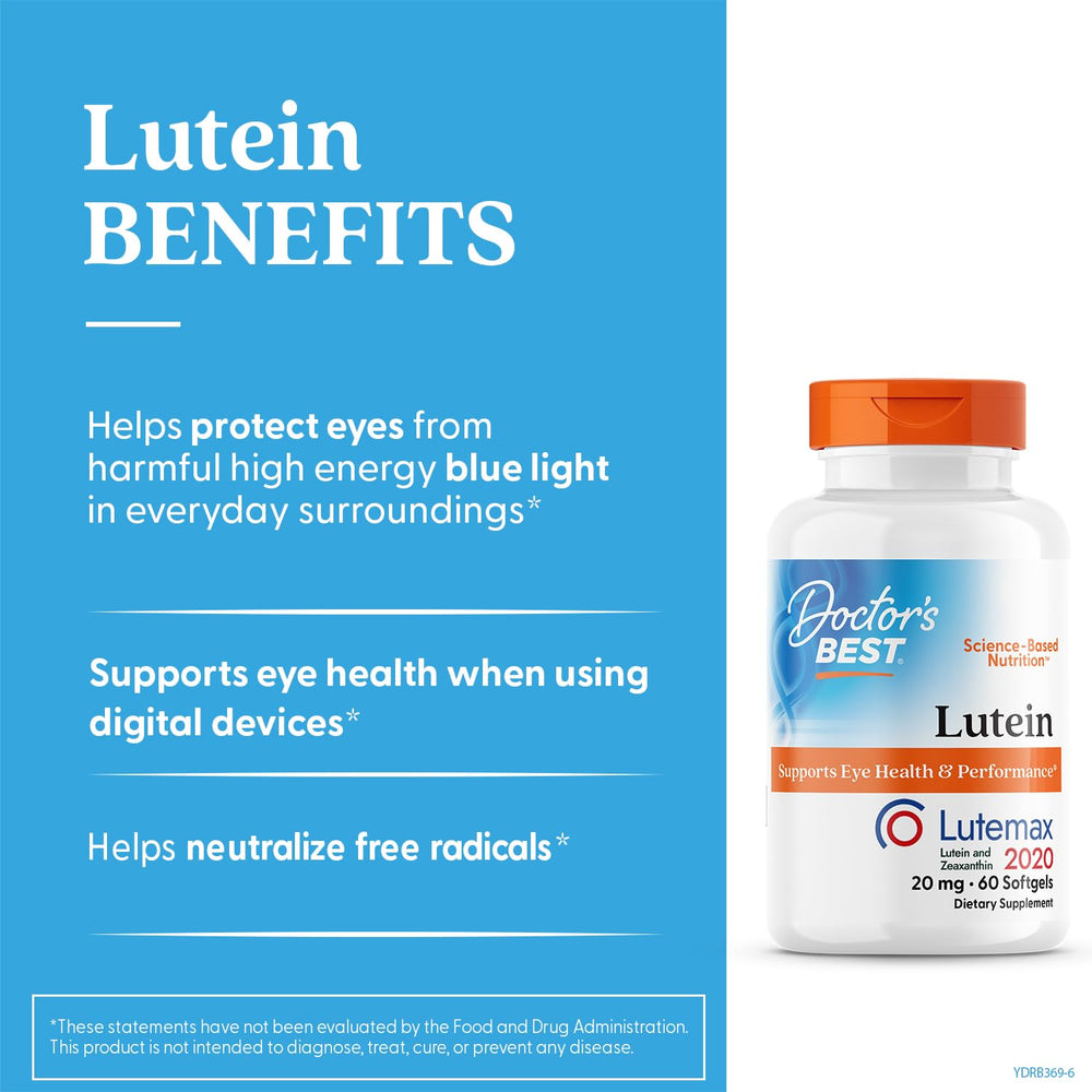 Illustration highlighting lutein, zeaxanthin, and meso-zeaxanthin for eye health