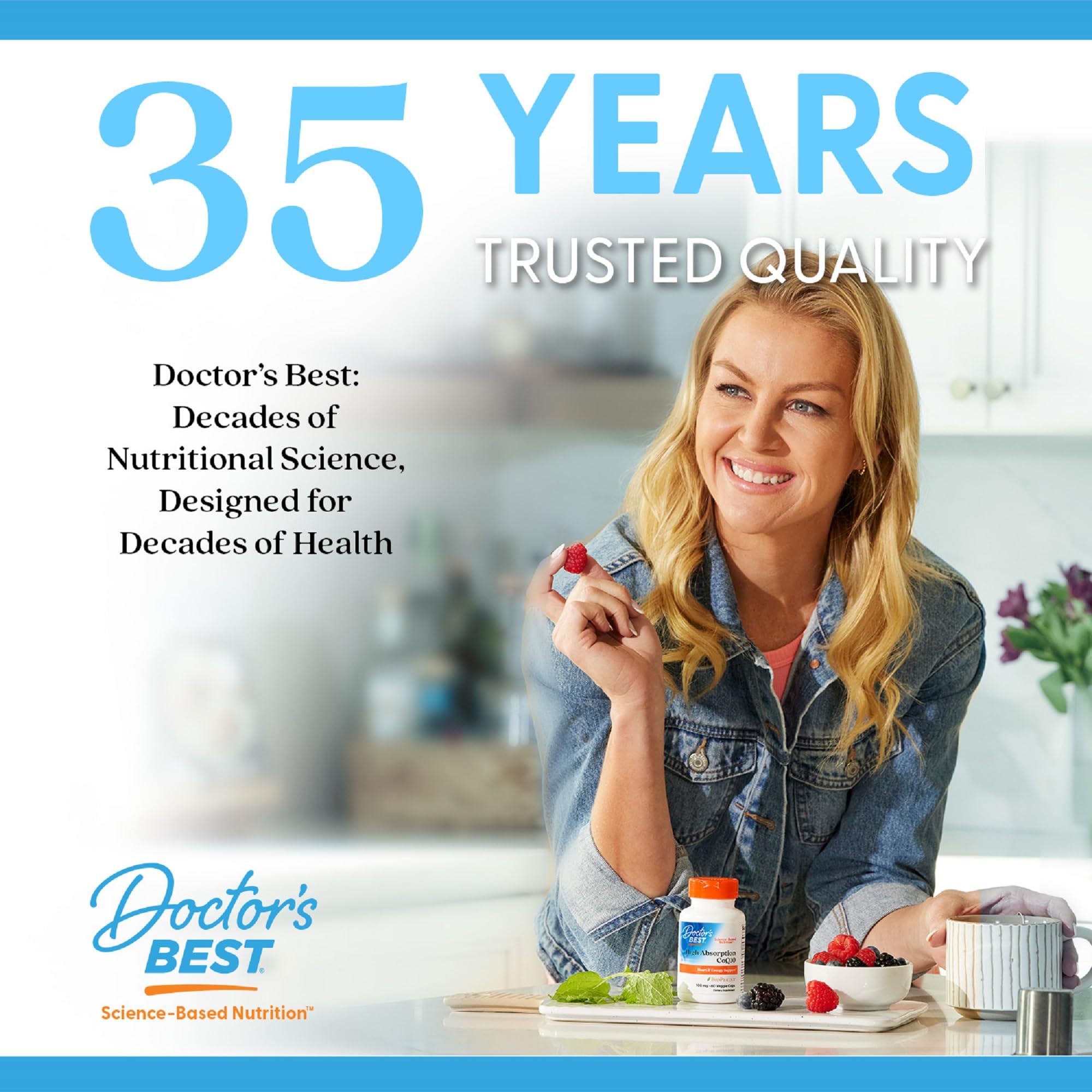 Non-GMO and gluten-free dietary supplement packaging