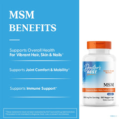 MSM supports hair, skin and nails
