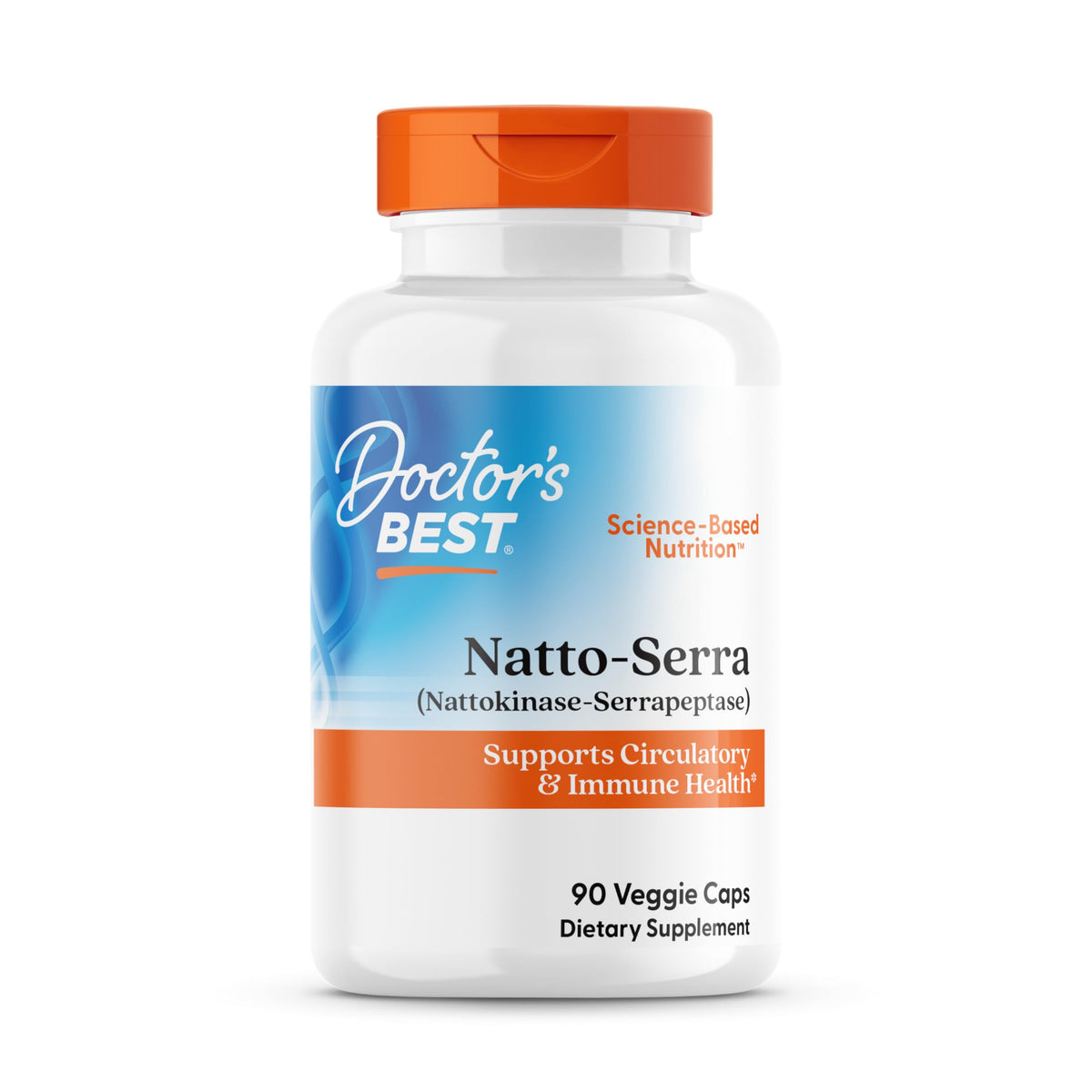 Doctors Best Natto-Serra bottle front label
