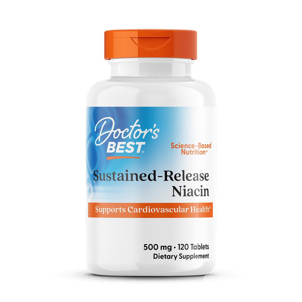 Doctors Best Niacin niaXtend 8-hour extended-release tablets product image