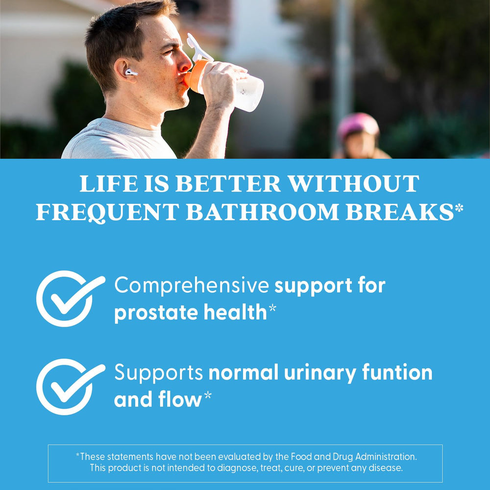 Doctors Best Prostate Formula ingredient visual highlights saw palmetto and nettle root.