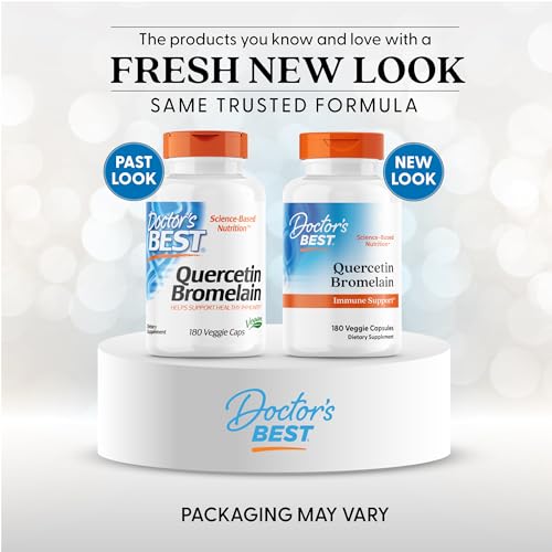 Quercetin Bromelain capsules arranged