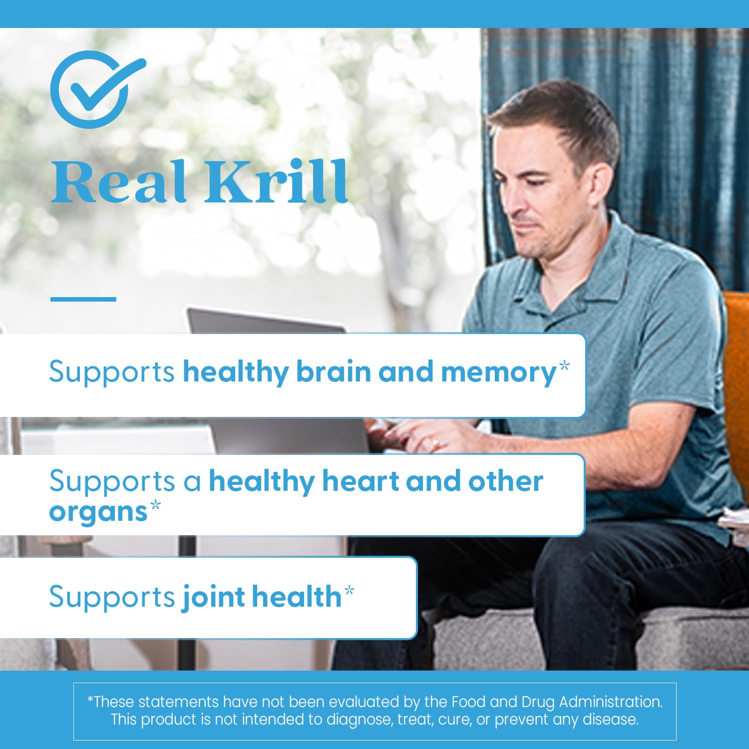 Doctor's Best Real Krill 350mg packaging suggesting freshness and premium quality