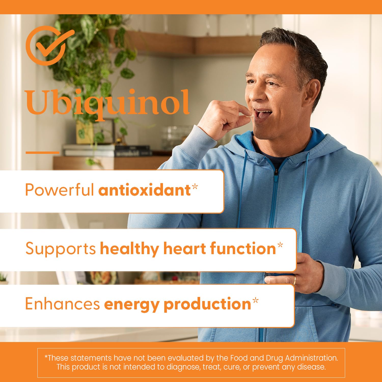 Doctor's Best Ubiquinol non-GMO label emphasizes quality ingredients