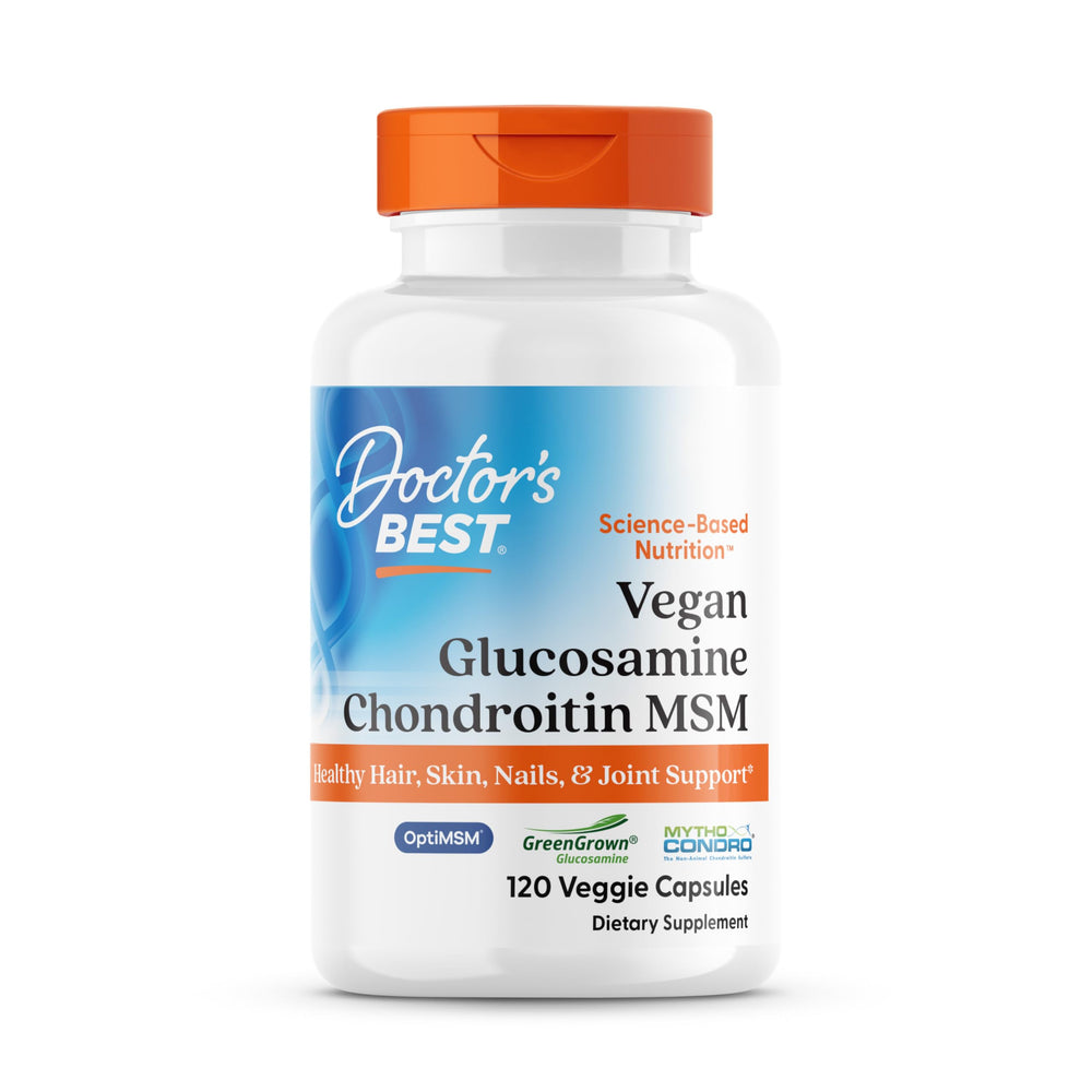 Doctor's Best Vegan GCMSM bottle with 120 veggie capsules
