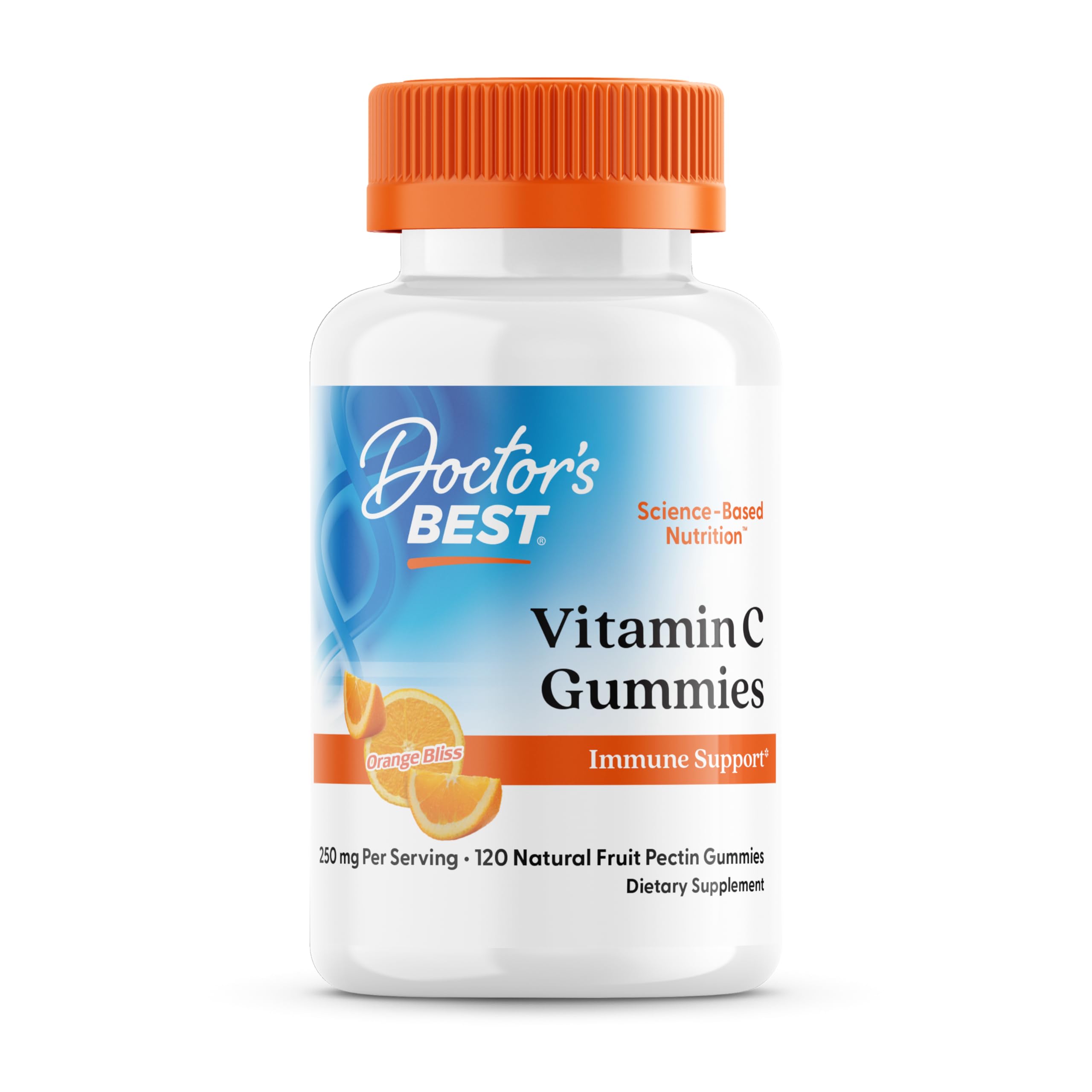 Doctor's Best Vitamin C Gummies 250mg bottle label
