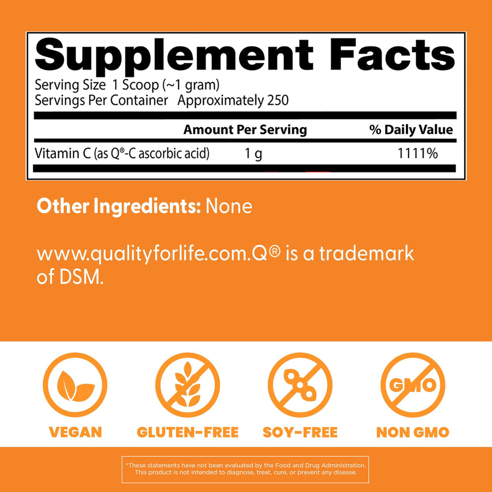 Q-C Vitamin C powder sourced from Scotland