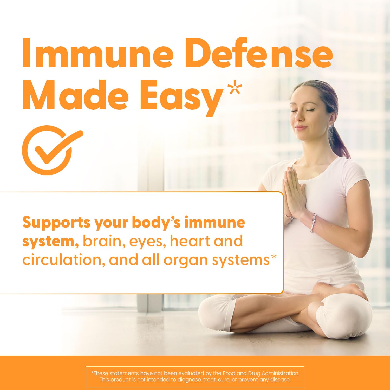 Illustration of immune support and antioxidant benefits of Vitamin C with Q-C