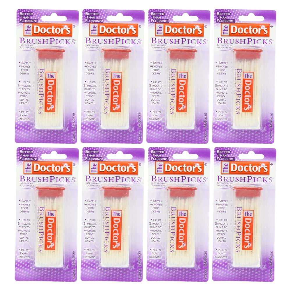 The Doctor's BrushPicks Interdental Toothpicks 8-pack product image