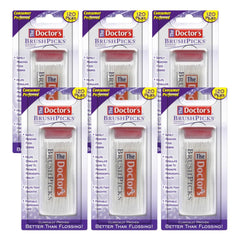 Interdental BrushPicks 2-in-1 with bristles and toothpick tip