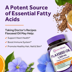 Front label highlighting cold-pressed extraction and ALA content