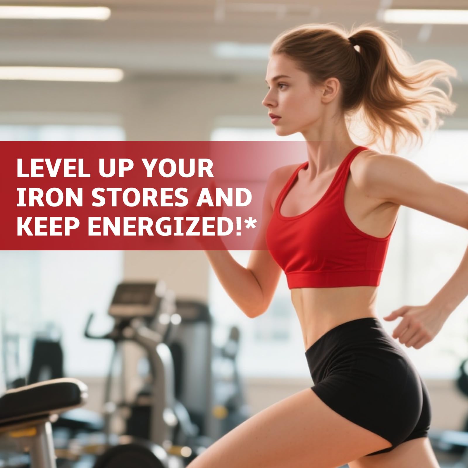 Healthy red blood cells supported by iron complex