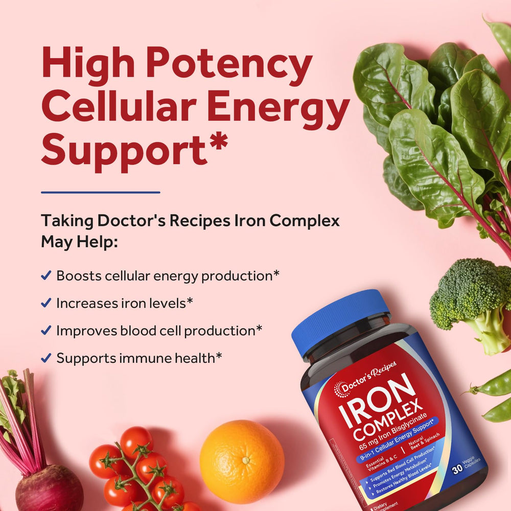 Vitamins and minerals image featuring vitamins A, C, E and B vitamins