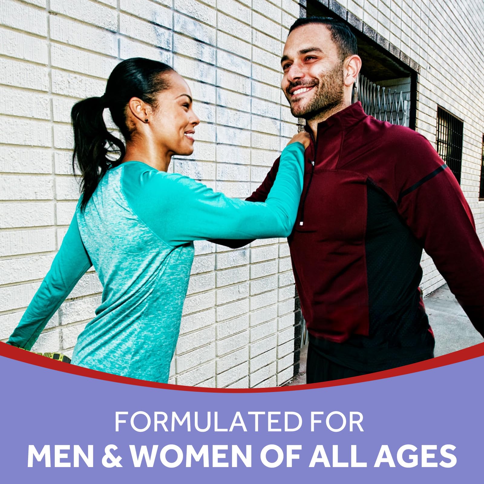 Lifestyle image of a calm, energized person after taking magnesium glycinate